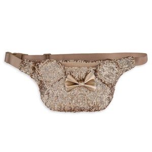 EUC Disney X Loungefly Briar Rose Gold Fanny Pack / Waist Pack